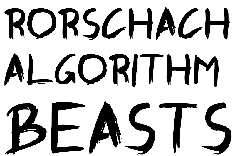 Rorschach Algorithm Beasts